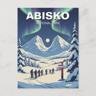 Abisko National Park Sweden Travel Postcard