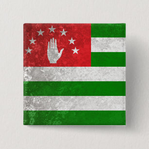 Abkhazia 2 Inch Square Button