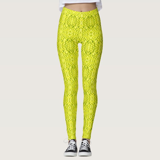 ABL - 0291 - Lemon pattern - Leggings (Front)