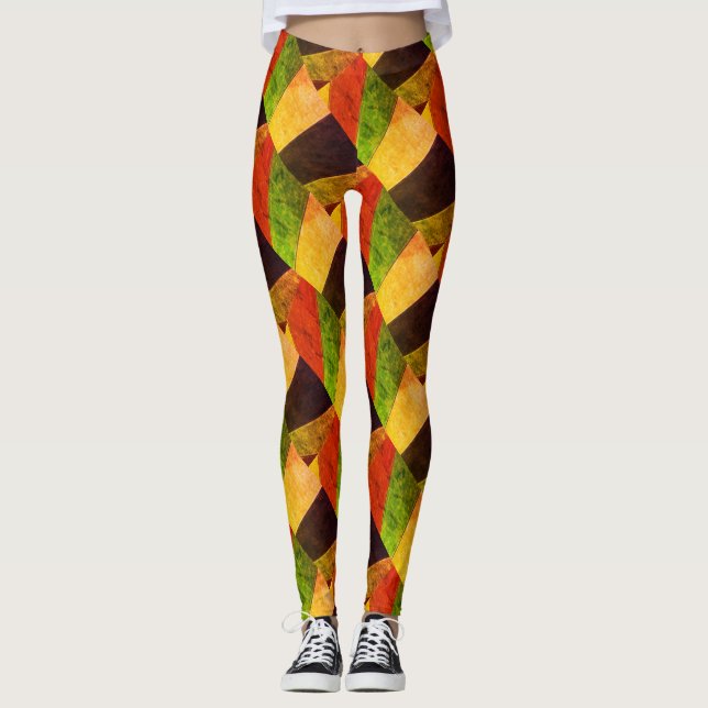 ABL - 201 - Warm Puzzle - Leggings (Front)