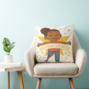 Able to Shine, Just like You Throw Pillow