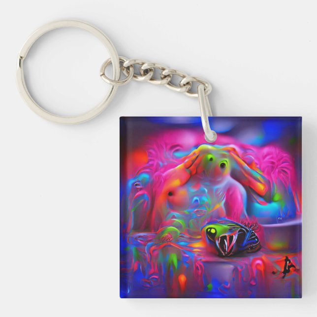 Ablutophobia  keychain (Front)