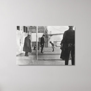 Aboard the Titanic Canvas Print