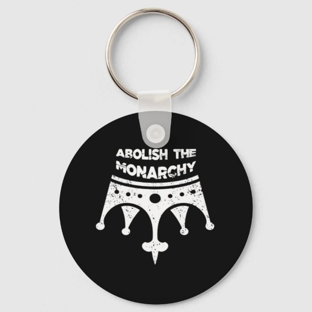 Abolish Anti No Kings In America Bumper Classic Keychain (Front)