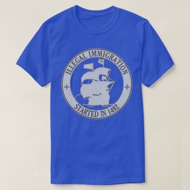 Abolish Columbus Day  T-Shirt (Design Front)