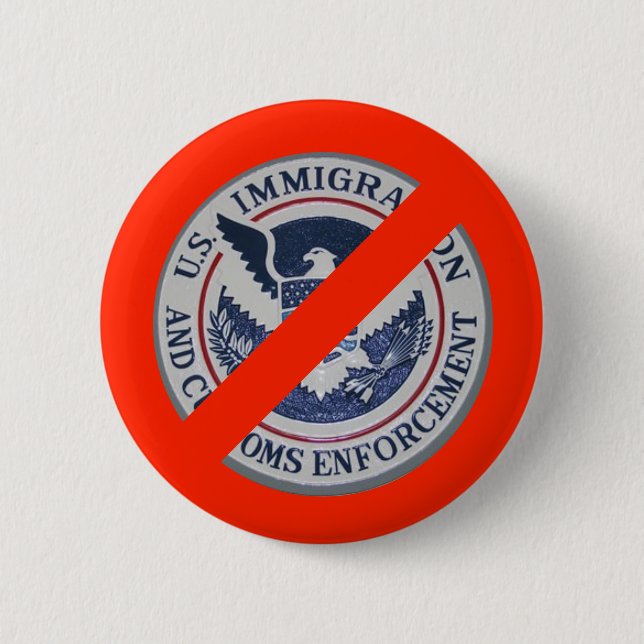 Abolish ICE 2 Inch Round Button (Front)