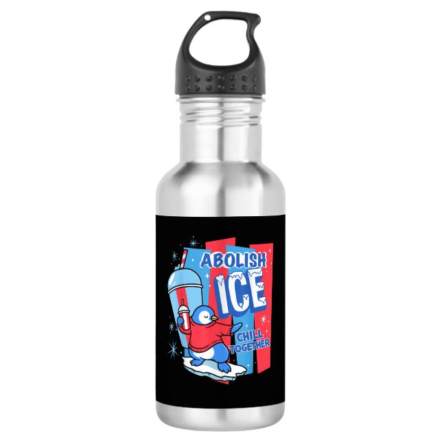 Abolish Ice 532 Ml Water Bottle (Front)
