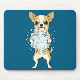 Abolish ice funny chihuahua no ice dog meme mouse pad