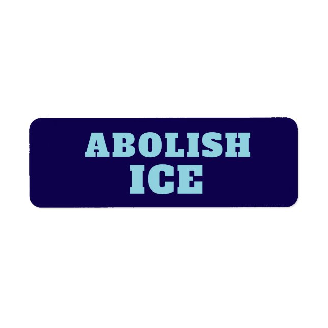 Abolish ICE Protest Sticker Decal  (Front)