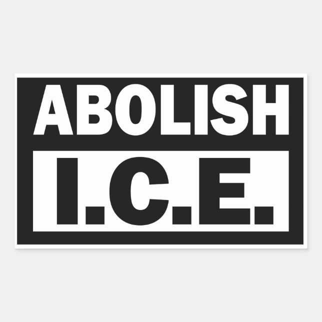 Abolish ICE Sticker (Front)