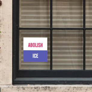 Abolish ICE Window Cling