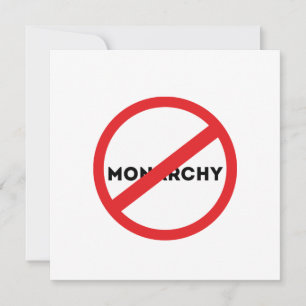 Abolish the Monarchy Invitation
