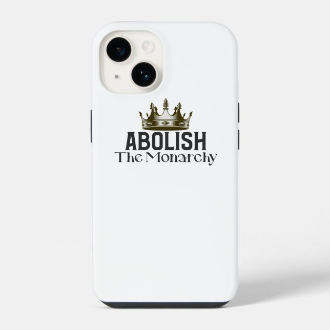 Abolish The Monarchy iPhone Case (Back)