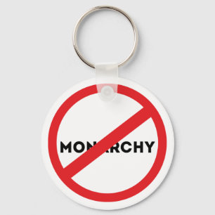 Abolish the Monarchy Keychain