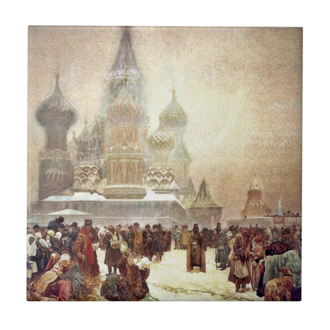 Abolition of Serfdom in Russia 1914 Tile (Front)