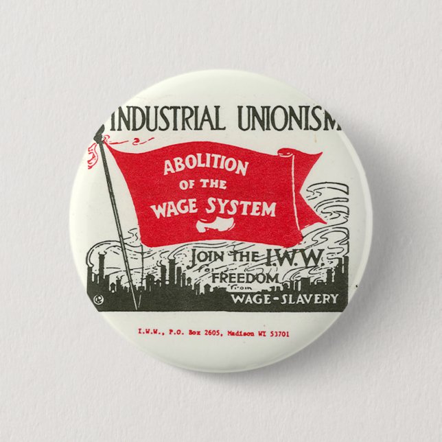 Abolition of the Wages System button (Front)