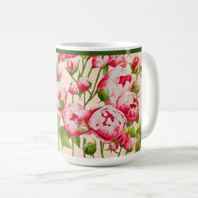 Abondance de Rosy sur une Mug Classique (Devant droit)