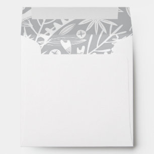 Abondance Enveloppe Botanique Argent