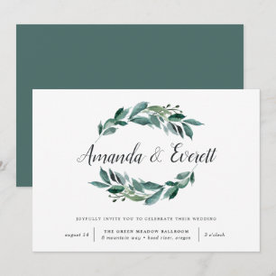 Abondant Faire-part de mariage de Foliage