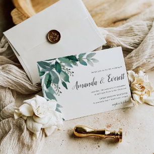 Abondant Faire-part de mariage de Foliage