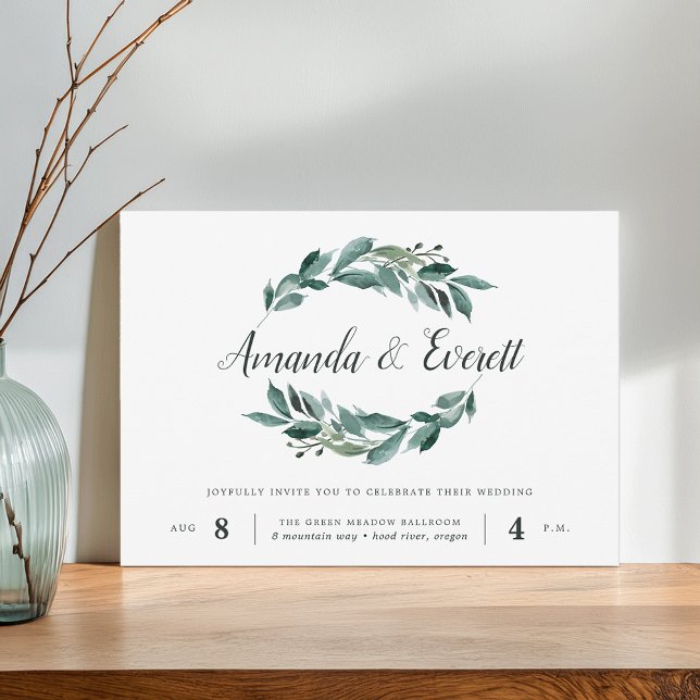 Abondant Faire-part de mariage de Foliage (Créateur téléchargé)