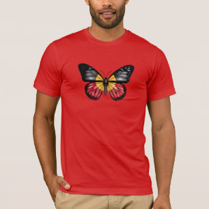 Aborigin Monarque Butterfly Flag T-Shirt