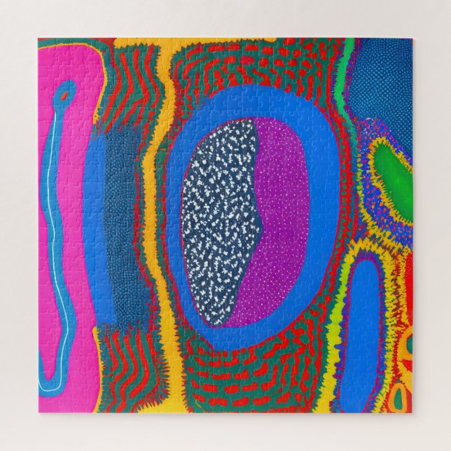 Aboriginal Abstract Art Vol 07 Jigsaw Puzzle (Vertical)
