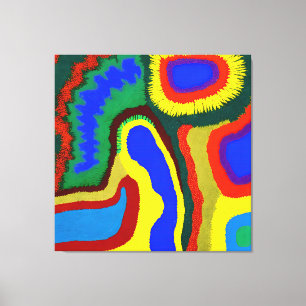 Aboriginal Abstract Art Vol 08 Canvas Print