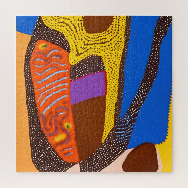 Aboriginal Abstract Art Vol 09 Jigsaw Puzzle (Vertical)