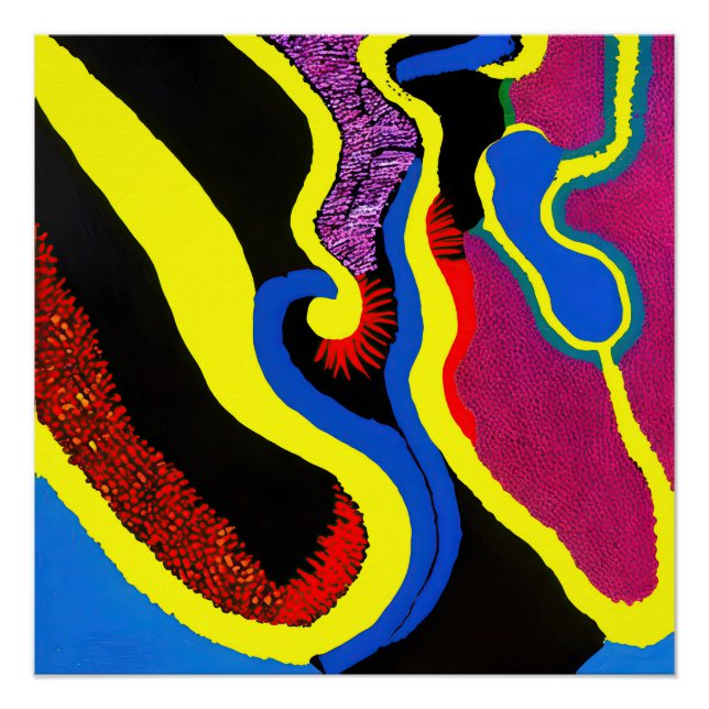 Aboriginal Abstract Art Vol 11 Poster (Front)