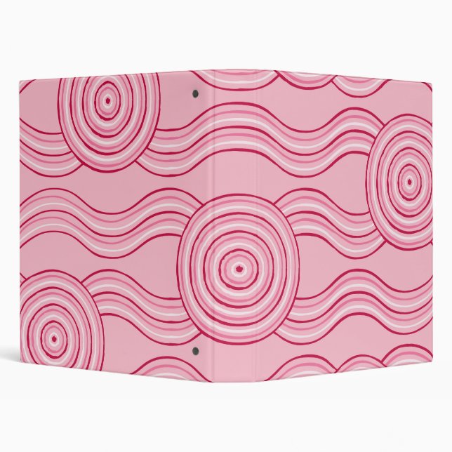Aboriginal art gumnut blossoms binder (Background)