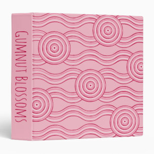 Aboriginal art gumnut blossoms binder