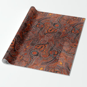 Aboriginal Art Inspired Wrapping Paper