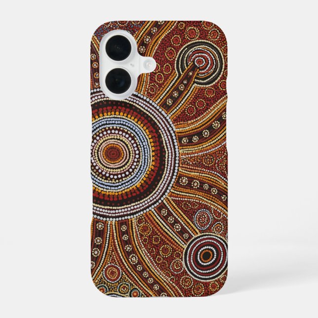 ABORIGINAL ART iPhone / iPad case (Back)