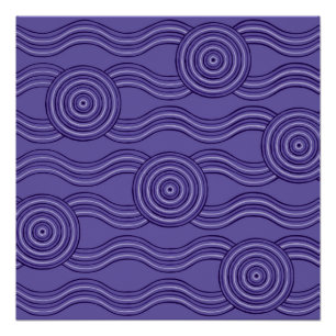 Aboriginal art melaleuca poster