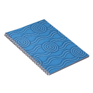 Aboriginal art ocean notebook