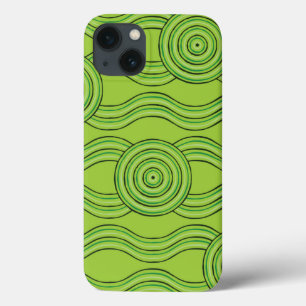 Aboriginal art rainforest iPhone 13 case