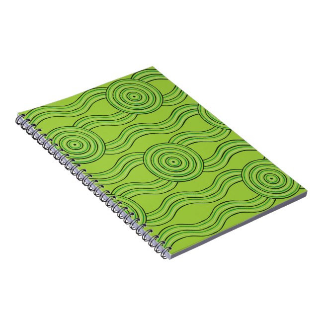 Aboriginal art rainforest notebook (Right Side)
