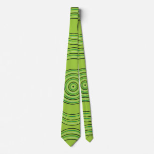 Aboriginal art rainforest tie