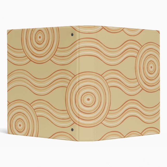 Aboriginal art sandstone binder (Background)