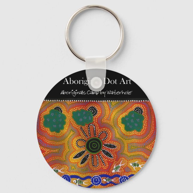 Aboriginal Artwork Keychain (Front)