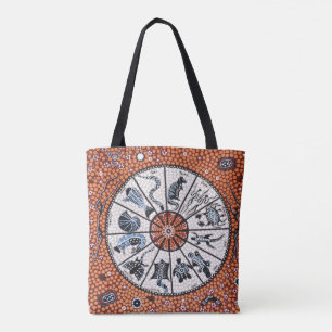 Aboriginal Astrology Tote Bag