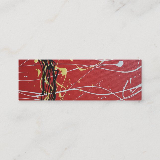 Aboriginal Colours I, on Slim Style Business Cards (Front)
