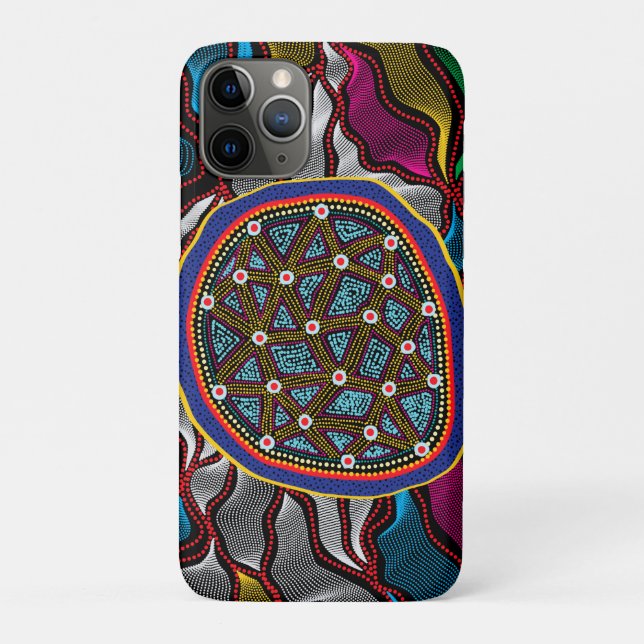 Aboriginal Design-15 iPhone / iPad case (Back)