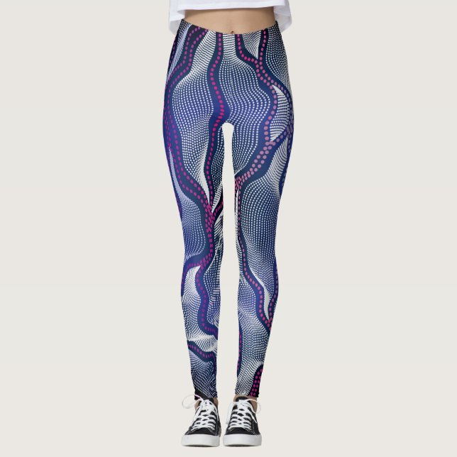 Aboriginal Design-16 Leggings (Front)