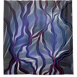 Aboriginal Design-16 Shower Curtain