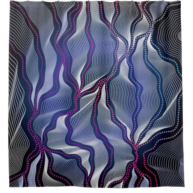Aboriginal Design-16 Shower Curtain (Front)
