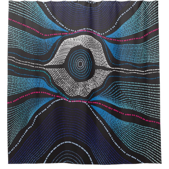 Aboriginal Design-3 Shower Curtain (Front)