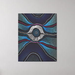 Aboriginal Design-3 Stretched Canvas Print