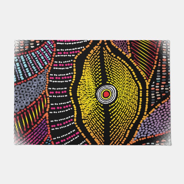 Aboriginal Design One Doormat (Front)